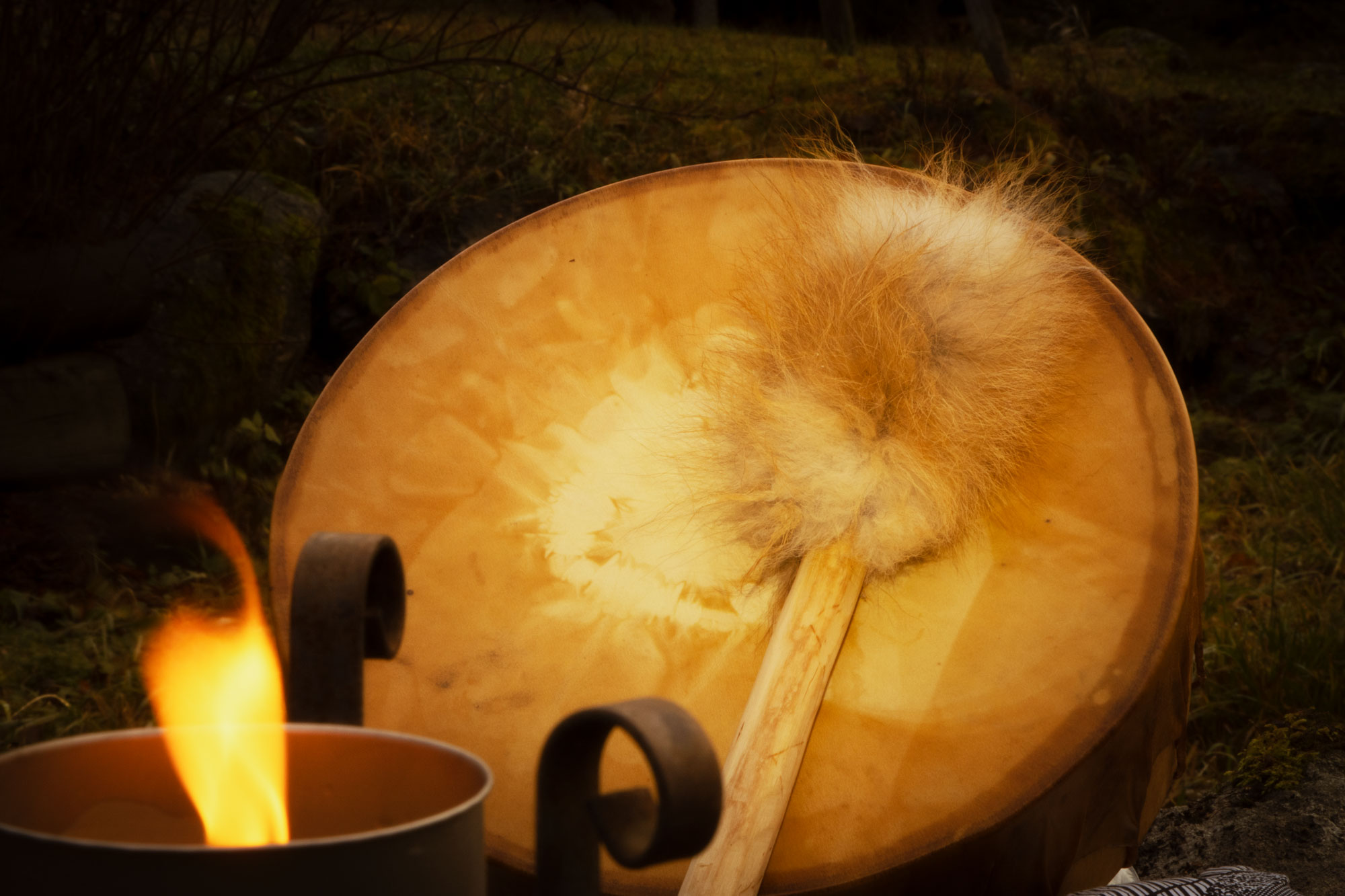 Tuli leiskuu ja soittoon valmistaudutaan.